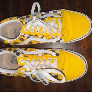 Vans Yellow Sunflower Sneakers